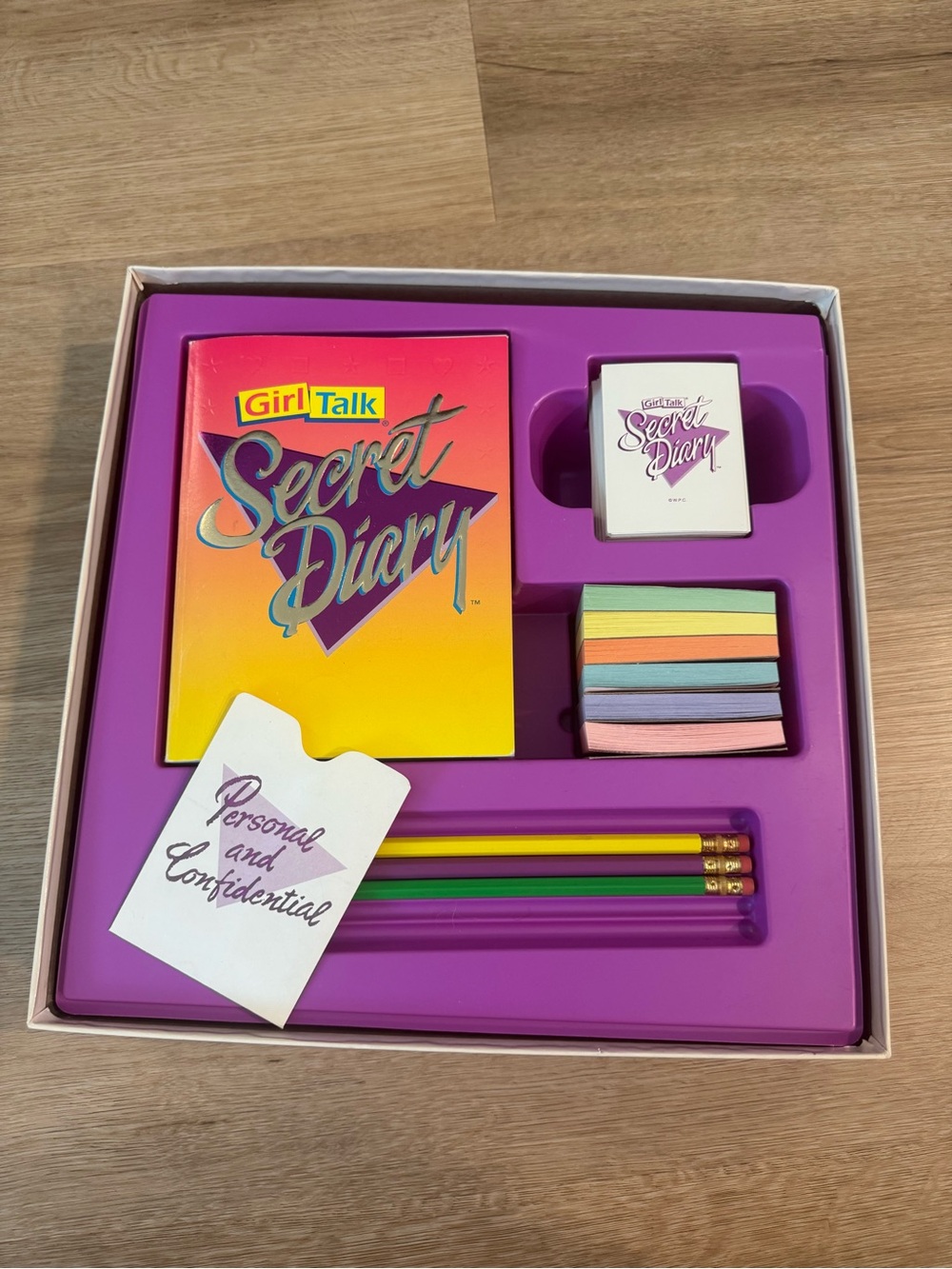 Vintage girl talk secret diary game